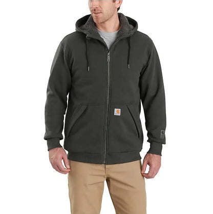 Carhartt Men's Rain Defender Hoodie Relaxed Fit Midweight Sherpa Full Zip 103308