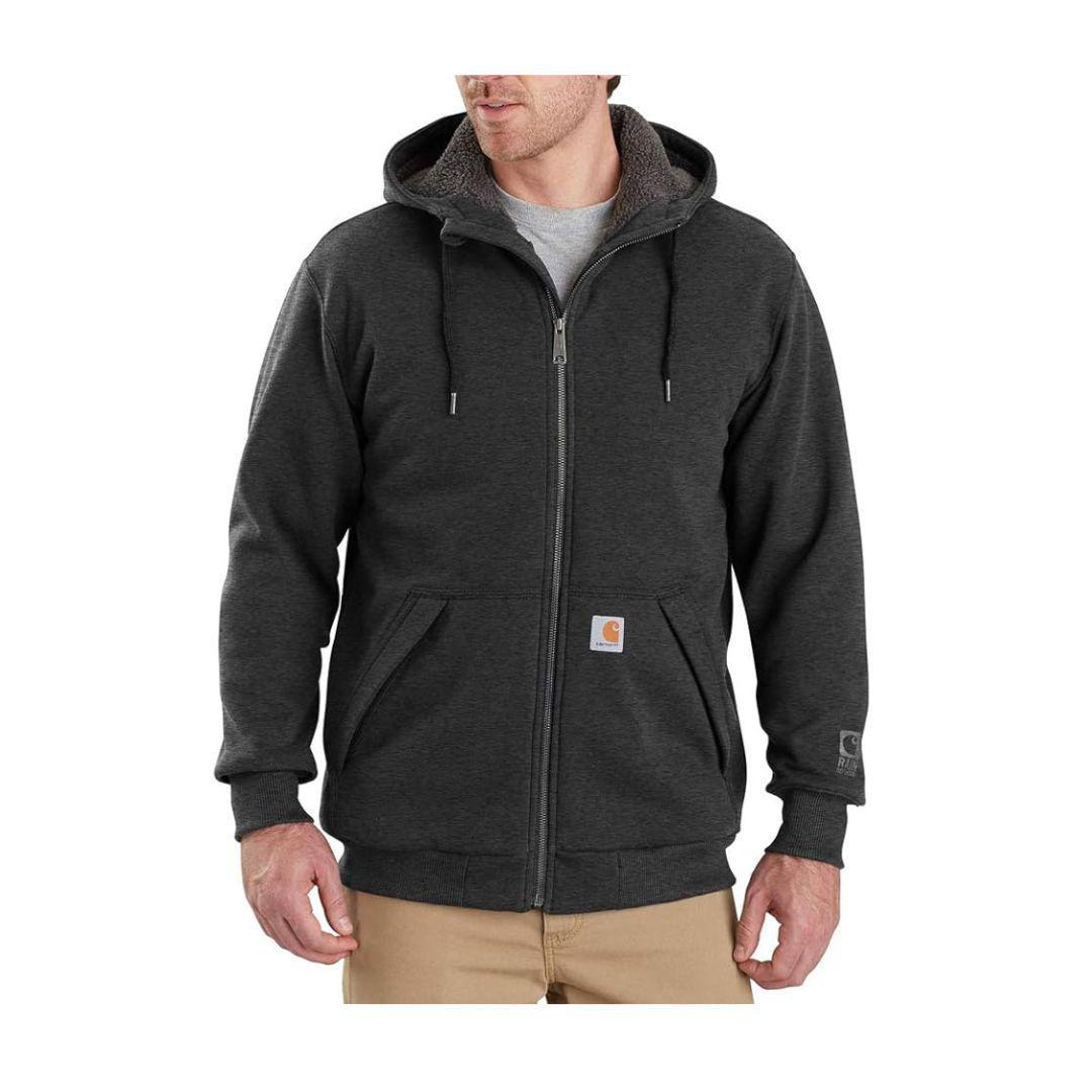 Carhartt Men's Rain Defender Hoodie Relaxed Fit Midweight Sherpa Full Zip 103308