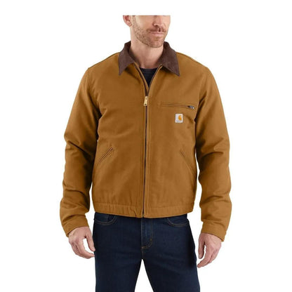 Carhartt Men’s Relaxed Fit Duck Blanket- Lined Detroit Jacket