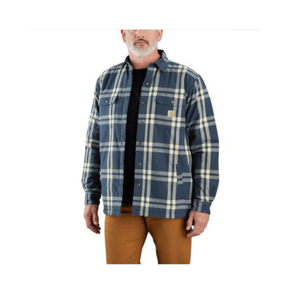Carhartt Men's Relaxed Fit Flannel Sherpa-Lined Jacket 106354