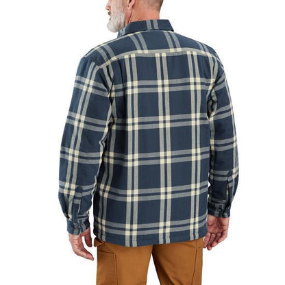 Carhartt Men's Relaxed Fit Flannel Sherpa-Lined Jacket 106354
