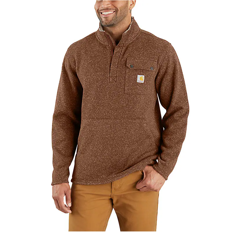 Carhartt Men's Relaxed Fit Midweight Quarter-Zip Pocket Sweater Fleece 106378 B80