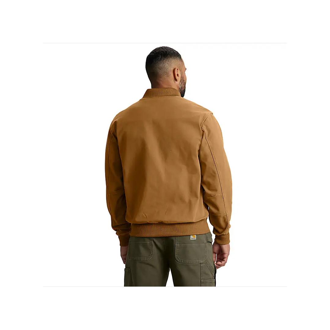 Carhartt Men's Rugged Flex® Duck Relaxed Fit Bomber Jacket weis-western-wear