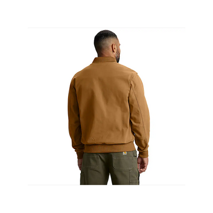 Carhartt Men's Rugged Flex® Duck Relaxed Fit Bomber Jacket weis-western-wear