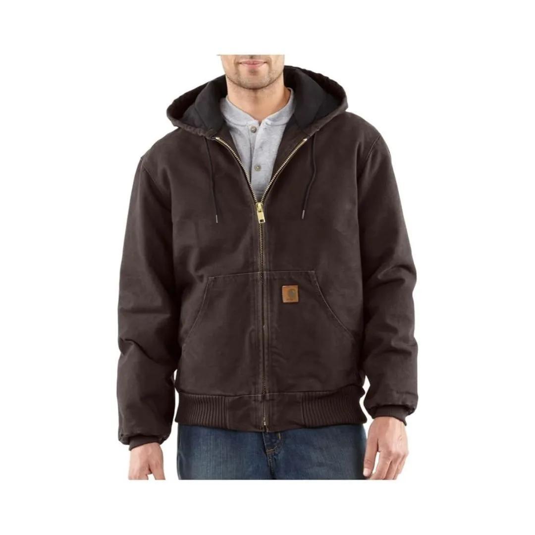 Carhartt Men's Quilted Flannel-Lined Sandstone Active Jacket weis-western-wear