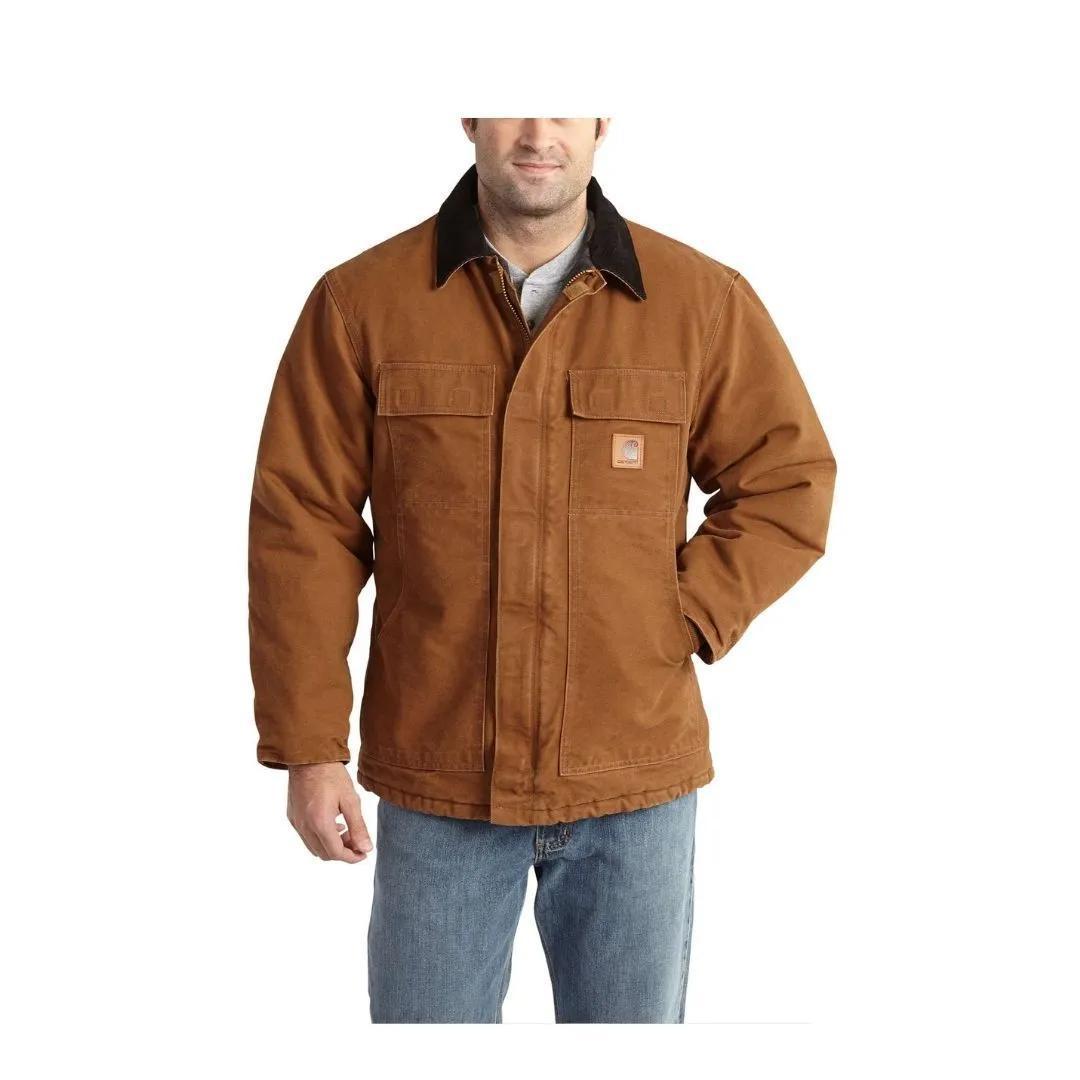 Carhartt Men's Sandstone Traditional Coat/Arctic Quilt-Lined Jacket weis-western-wear