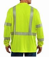 Carhartt Men's Shirt Work Flame Resistant CAT-2 High Vis Long Sleeve T-Shirt FRK003