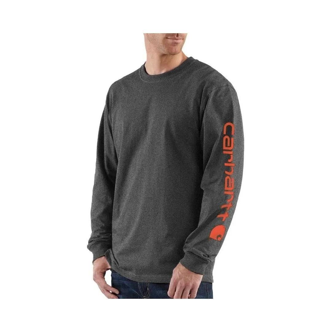 Carhartt Men’s T-Shirt Long Sleeve Loose weis-western-wear