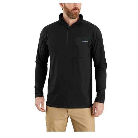 Carhartt Men's Work-Dry Heavyweight Thermal Zip Mock Top weis-western-wear