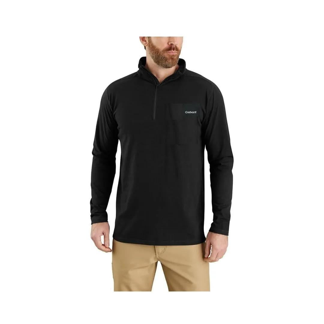 Carhartt Men's Work-Dry Heavyweight Thermal Zip Mock Top weis-western-wear