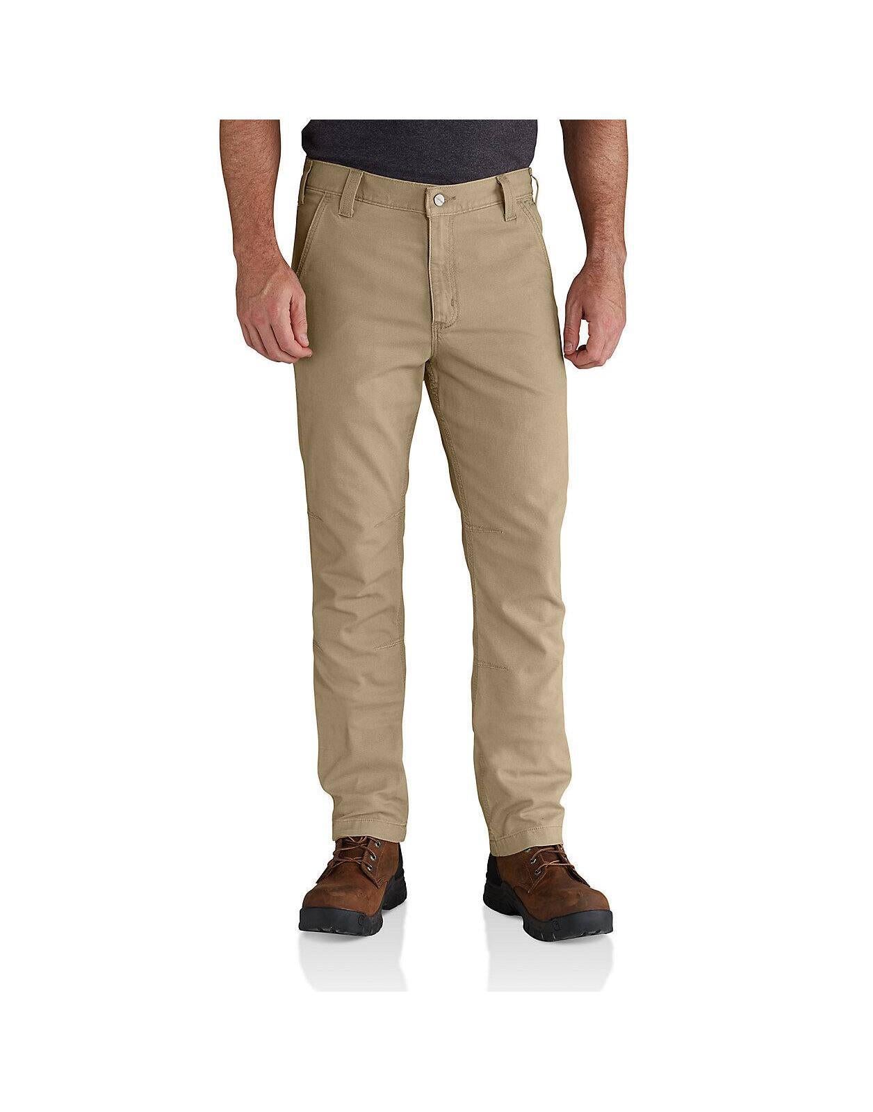 Carhartt Men's Work Pants Rugged Flex Straight Fit Canvas