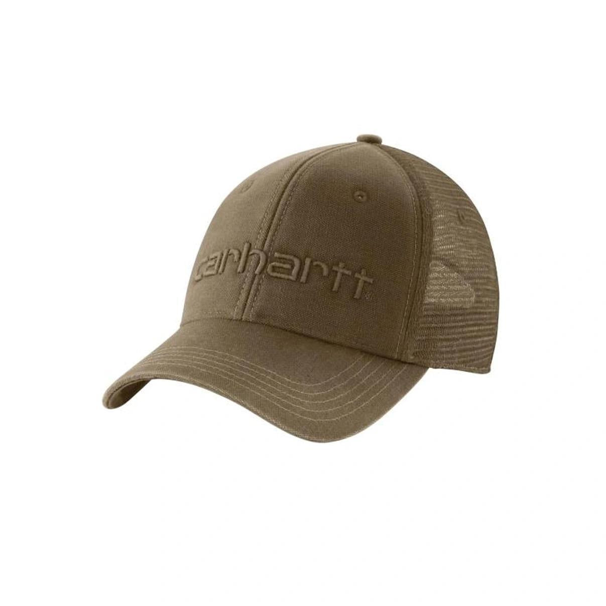 Carhartt Mens Canvas Mesh-Back Logo Graphic CapBaseball Cap