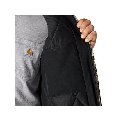 Carhartt Men's Loose Fit Firm Duck Insulated Flannel-lined Active Jac Jacket weis-western-wear