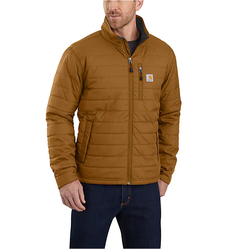 Carhartt Mens Rain Defender Relaxed Fit Lightweight Insulated Jacket weis-western-wear