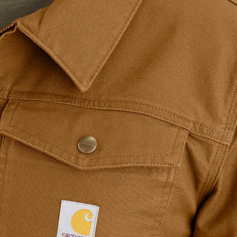 Carhartt Rugged Flex Relaxed Fit Duck Jacket weis-western-wear