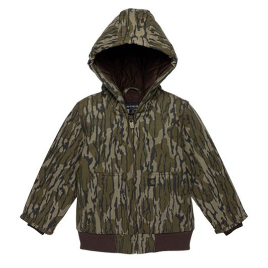 Carhartt Toddler/Boys Canvas Insulated Hooded Camouflage Active Jacket