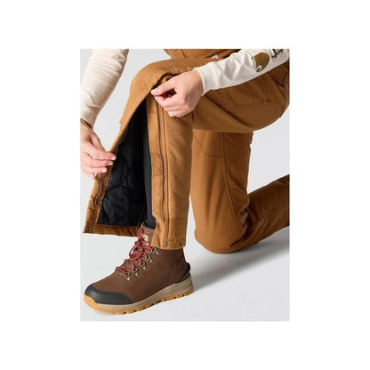 Carhartt Women’s Bib Overalls Insulated Loose Fit Washed Duck