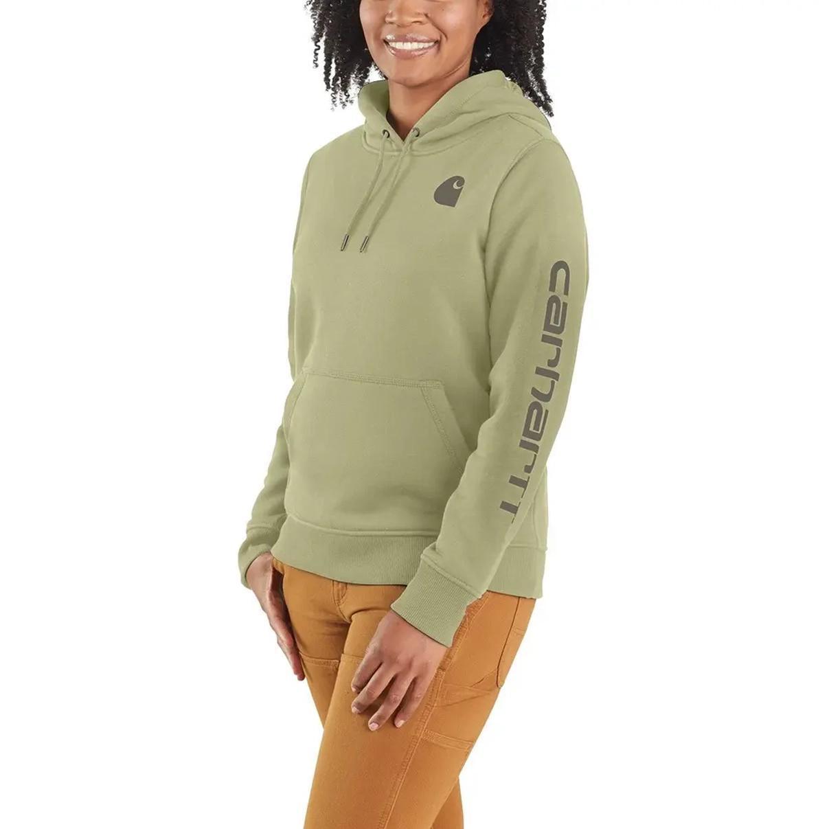 Carhartt Women's Hoodie Relaxed Fit Graphic Pullover 102791 Seasonal Colours