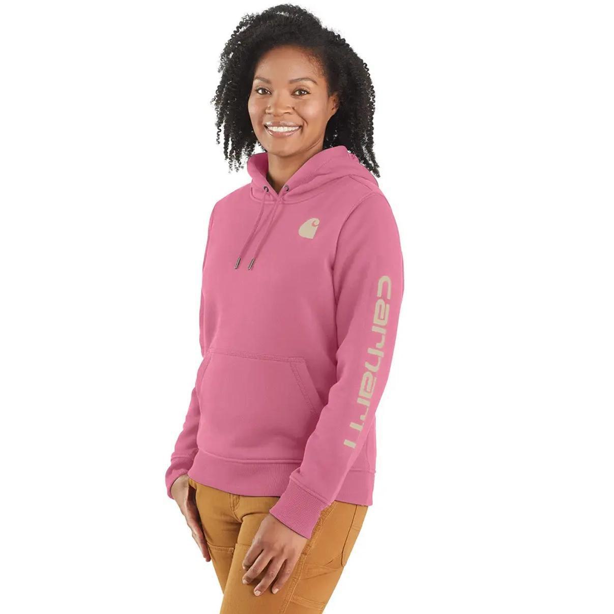 Carhartt Women's Hoodie Relaxed Fit Graphic Pullover 102791 Seasonal Colours