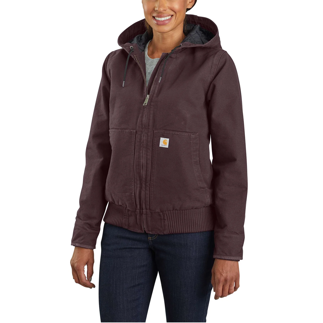 Carhartt Women's Loos Fit Washed Duck Insulated Active Jacket 104053