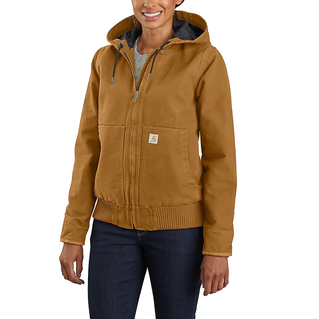 Carhartt Women's Loos Fit Washed Duck Insulated Active Jacket 104053