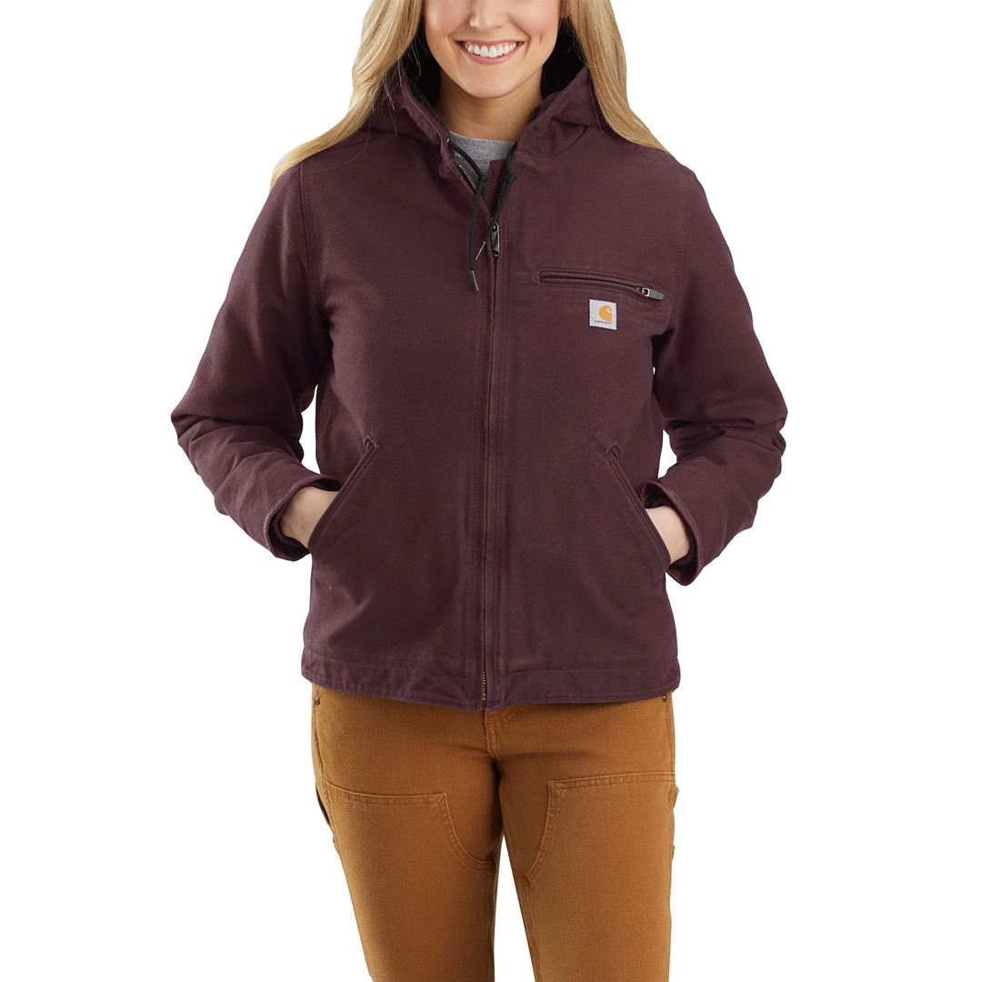 Carhartt Women's Loose Fit Washed Duck Sherpa Lined Jacket – Wei's