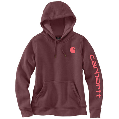 Carhartt Women's Relaxed Fit Sleeve Logo Graphic Hoodie weis-western-wear
