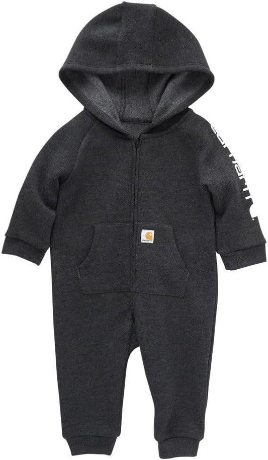 Carhartt baby-boys Long-sleeve Hooded Zip-up Footless Jumpsuit One-piece Hoodie weis-western-wear