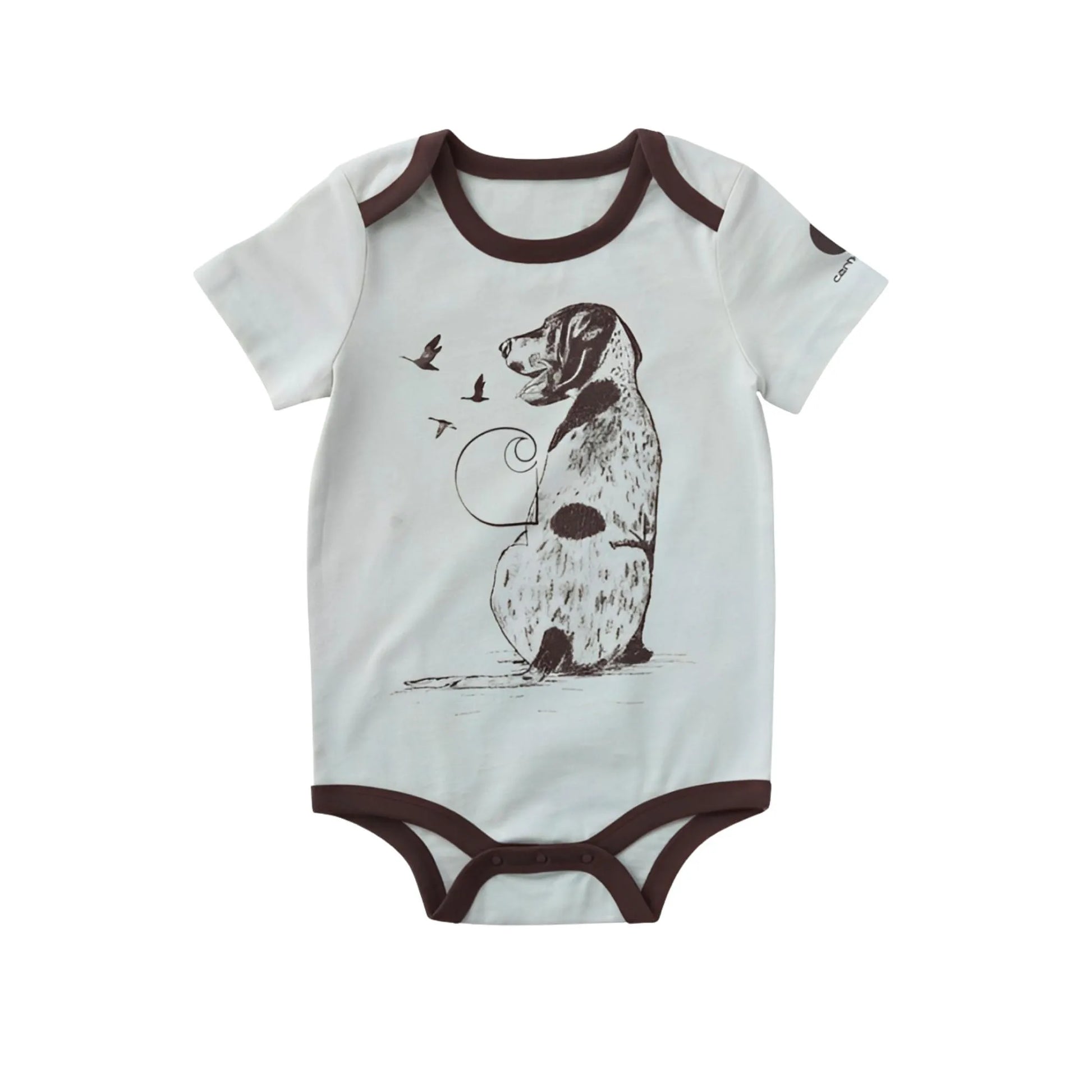 Carhartt Infant Boys Short Sleeve Bird Dog Bodysuit weis-western-wear
