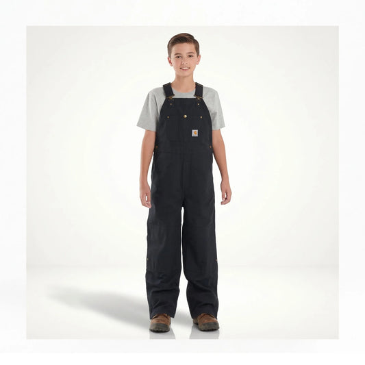 Carhartt Kids' Loose Fit Canvas Insulated Bib Overall