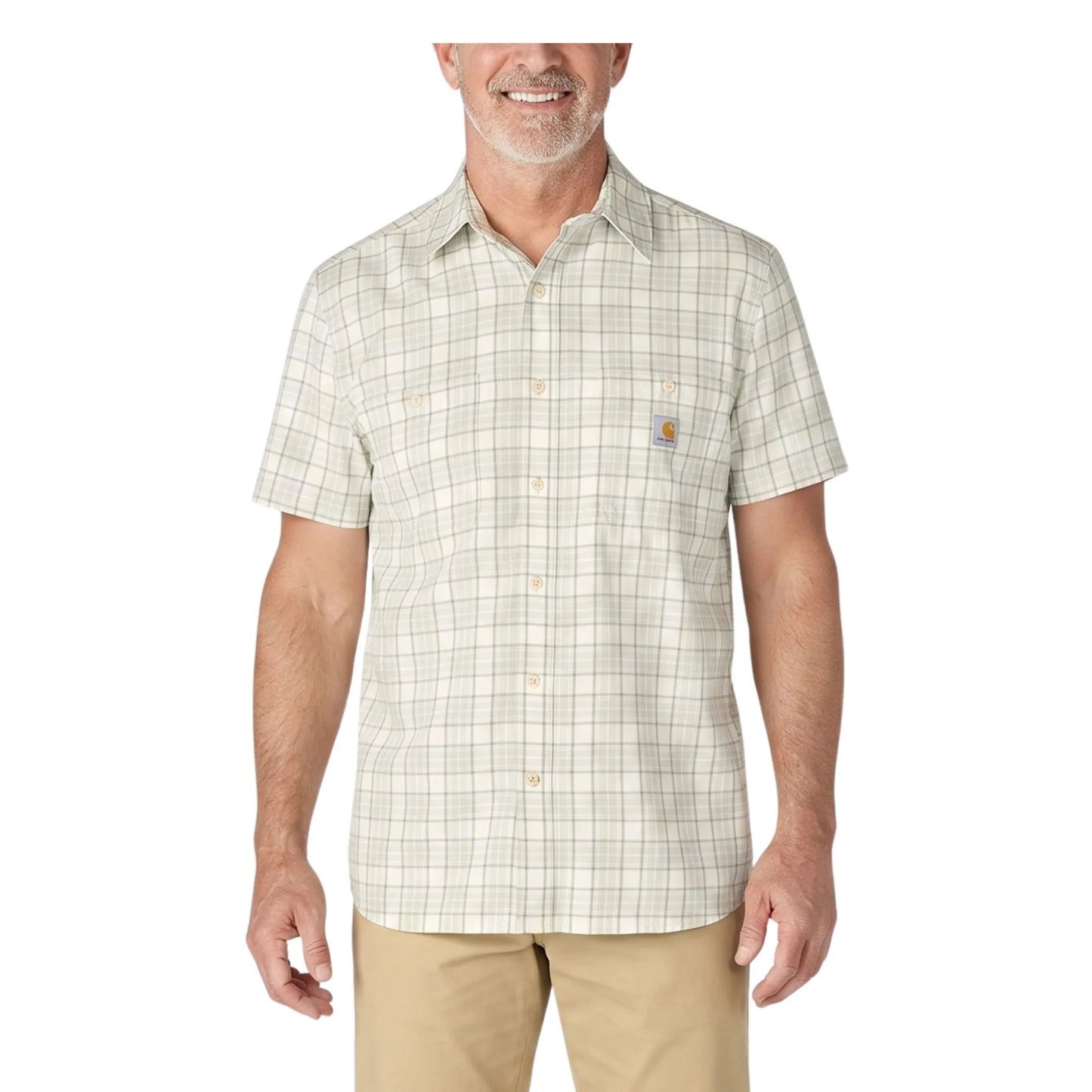 Carhartt Men's Bozeman Relaxed SS Plaid Shirt - Carhartt