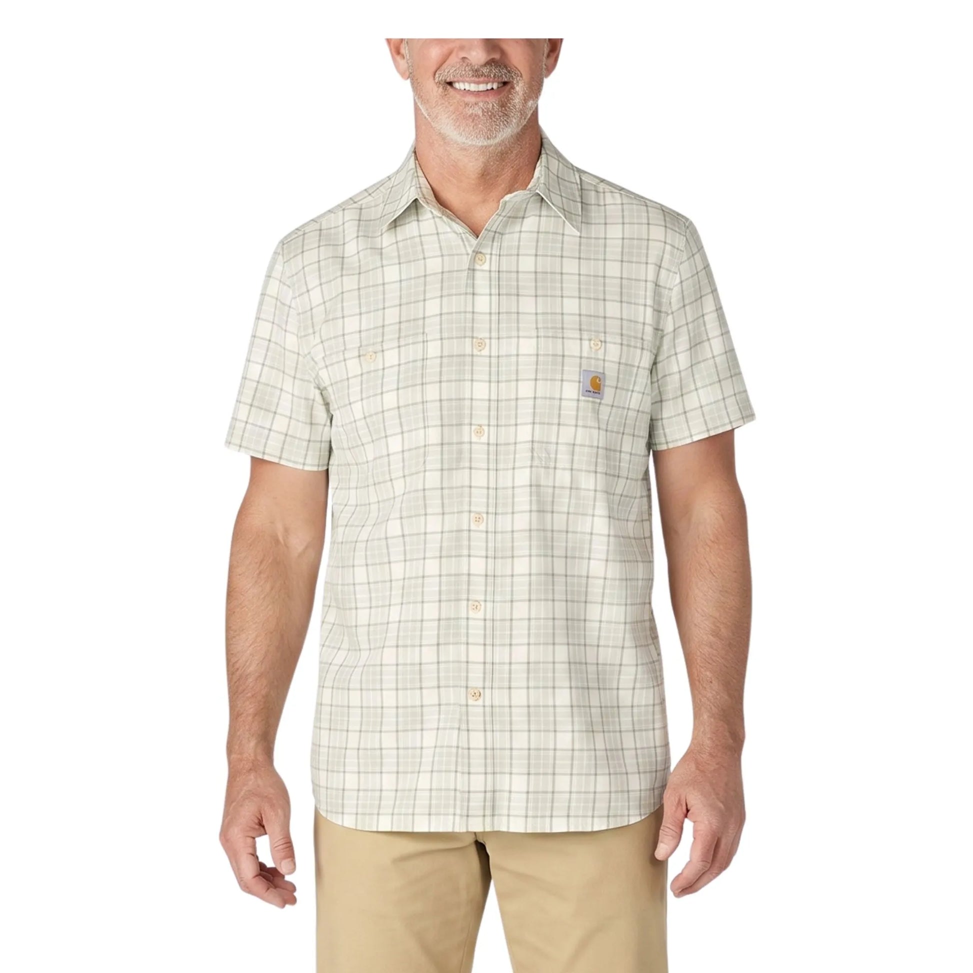 Carhartt Men's Bozeman Relaxed SS Plaid Shirt - Carhartt