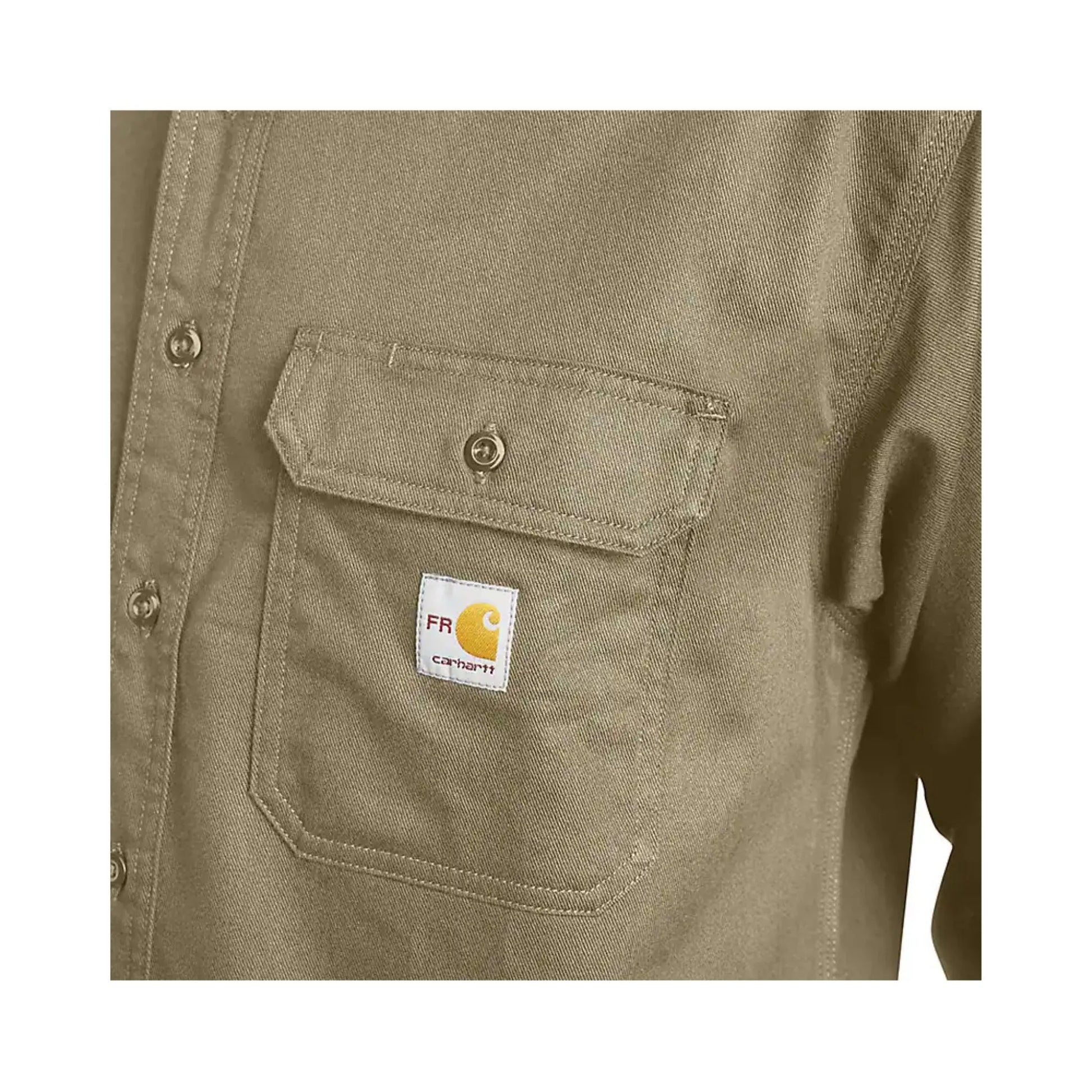 Carhartt Men’s Shirt Flame Resistant CAT-2 Twill Shirt weis-western-wear