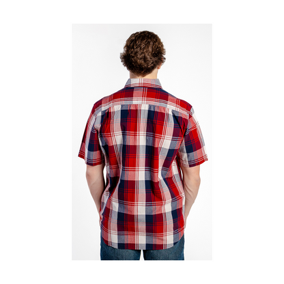 Carhartt Men’s Shirt Casual Short Sleeve Plaid Button Down