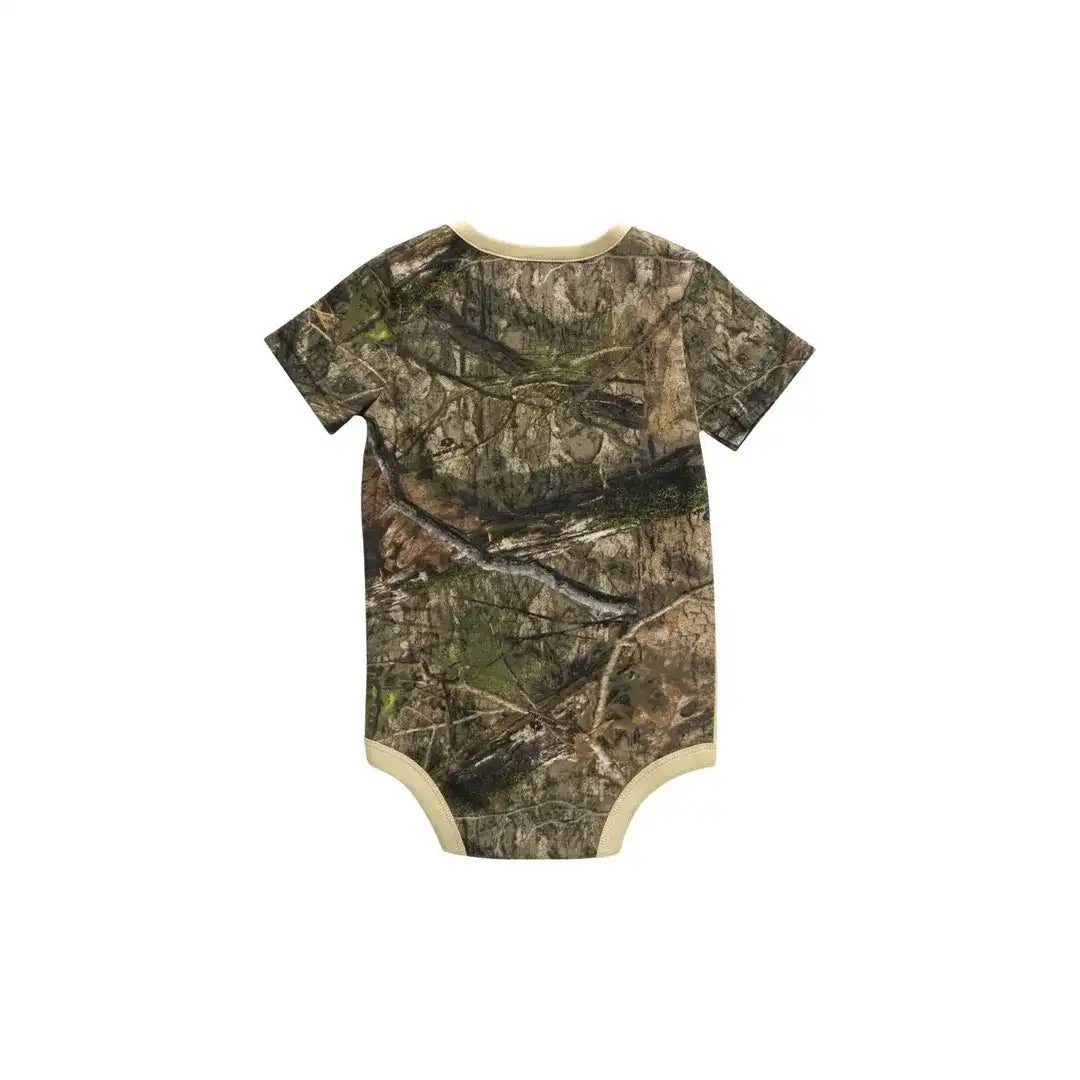 Carhartt Infant Boy's Short Sleeve Camo Bear Onesie