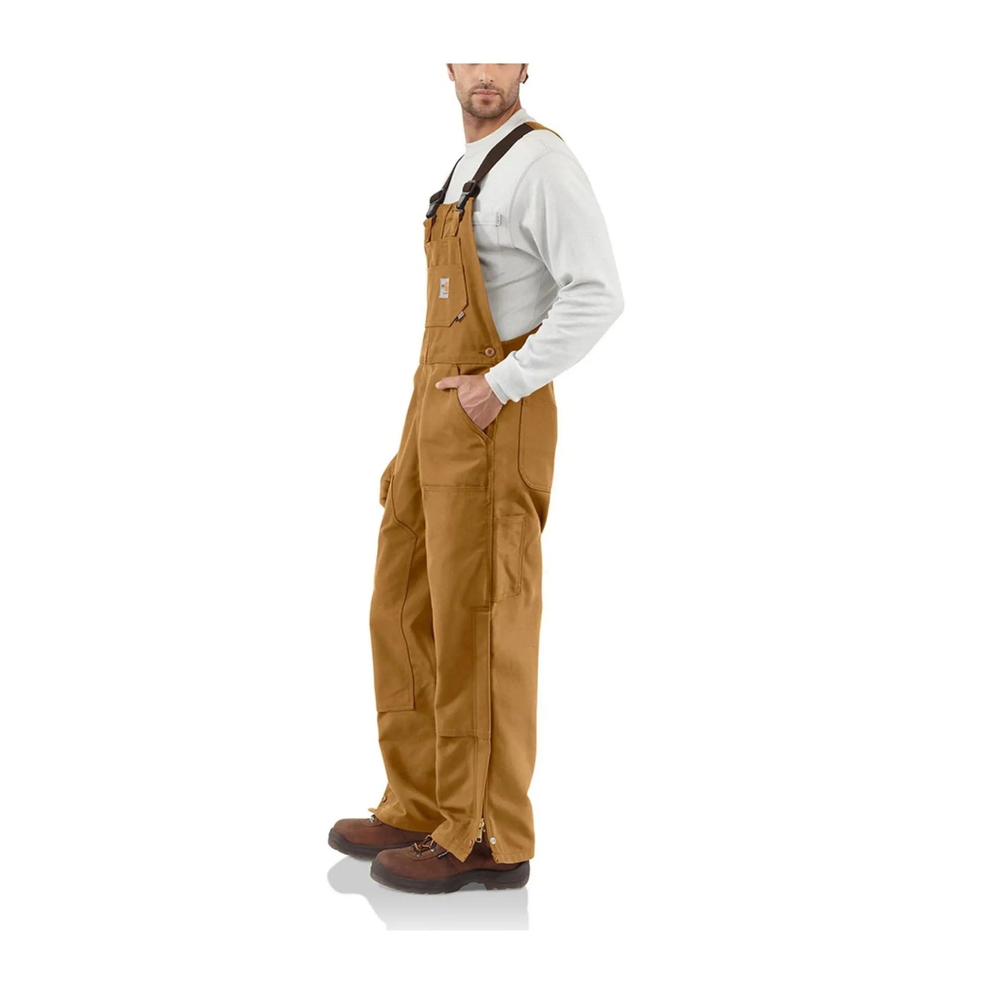 Carhartt Men's Bib Overalls FR Flame Resistant Unlined