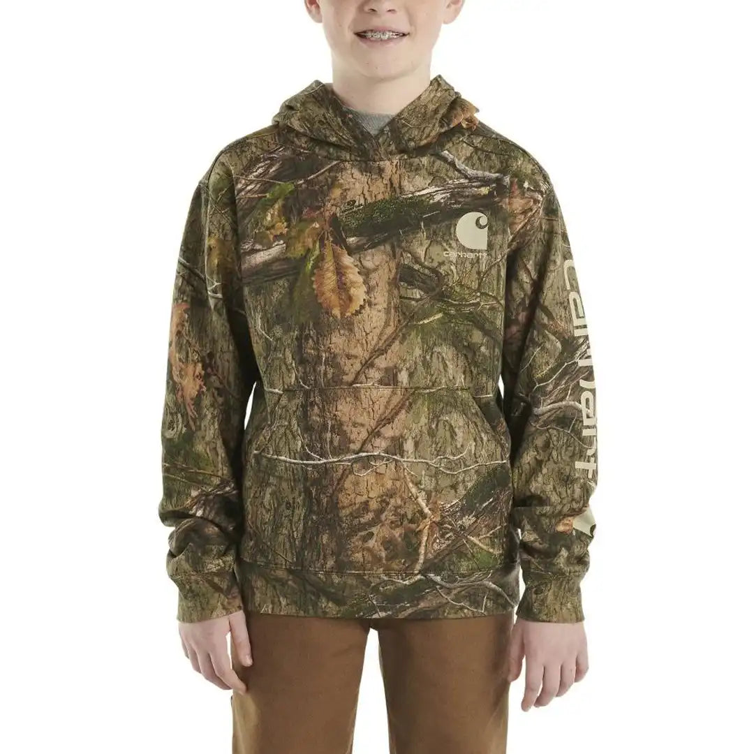 Carhartt Kids' Long Sleeve Camo Graphic Sweatshirt