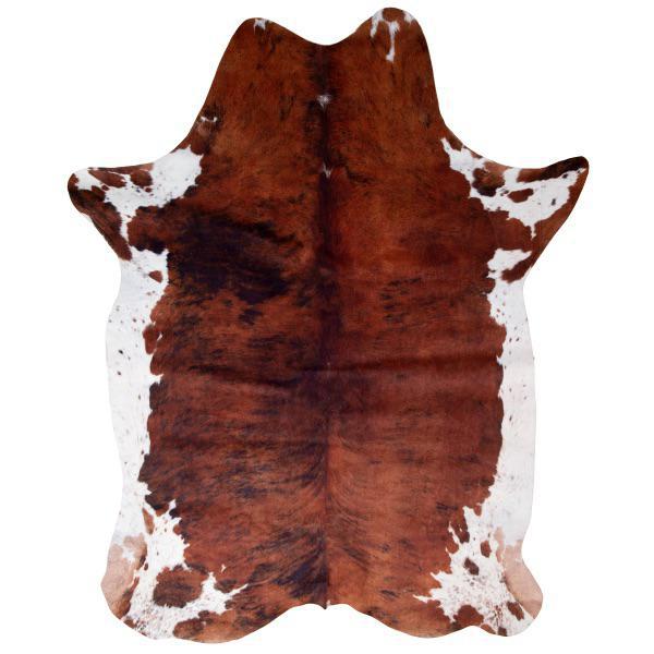 Carstens White Belly Faux Cowhide Rug weis-western-wear