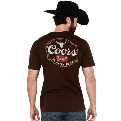 Changes Coors Men's Banquet Logo Short Sleeve Graphic T-Shirt Brown 47-331-123