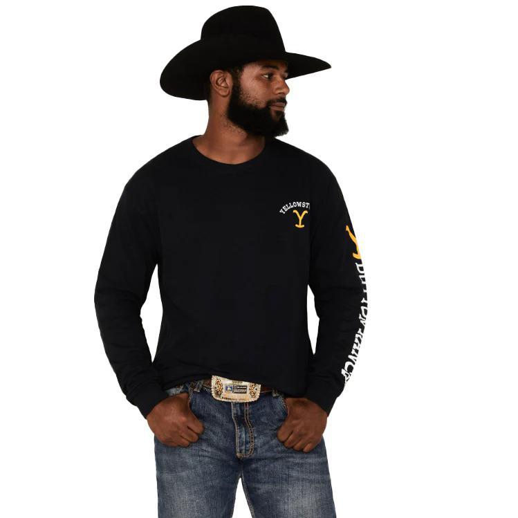 Changes Men's Long Sleeve Yellow Stone Shirt 66-431-131