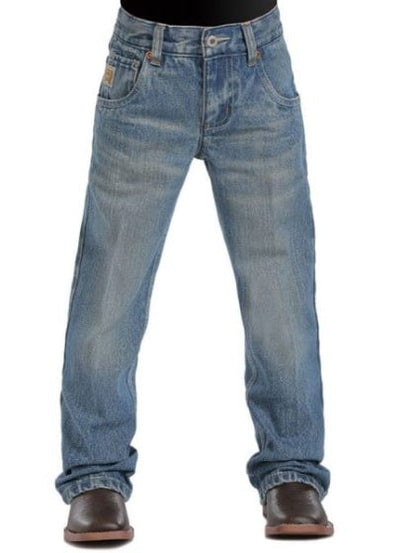 Cinch Boy's Jeans Tanner Relaxed Fit Mid Rise Boot Cut