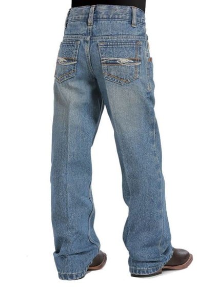 Cinch Boy's Jeans Tanner Relaxed Fit Mid Rise Boot Cut