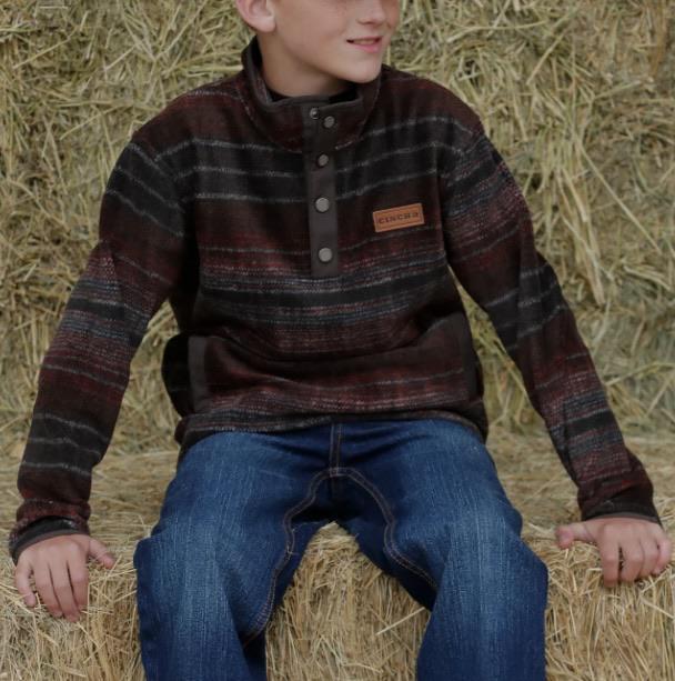 Cinch Boy's Polar Fleece Pullover MWK7590017