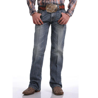 Cinch Boy's Slim Fit Jean In Medium Stonewash MB16741002