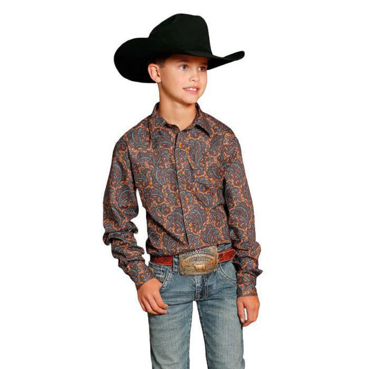 Cinch Boy's Western Long Sleeve Shirt weis-western-wear
