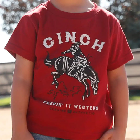 Cinch Kid's Keepin It Western T-Shirt MTT7670135 MTT7672051 MTT7671085