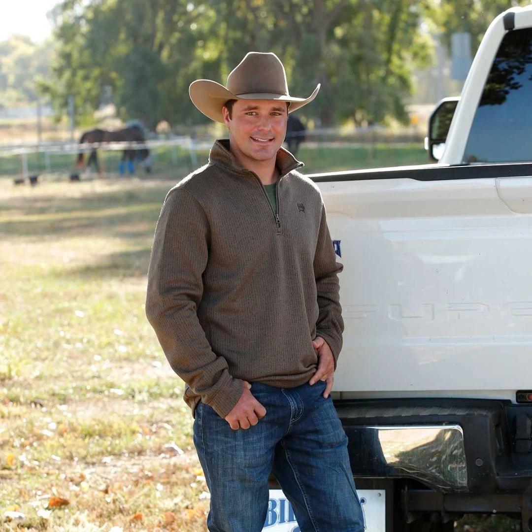 Cinch Men's 1/4 Zip OW25 Pullover Sweater weis-western-wear