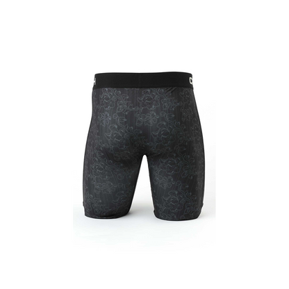 Cinch Men's 9” Floral Boxer Brief 9/25 -Blk weis-western-wear