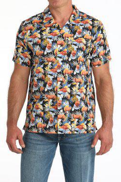 Cinch Men's Aloha Angus Camp Shirt - Multi