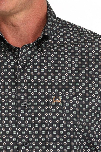 Cinch Men's Arenaflex Printed Short Sleeve Shirt